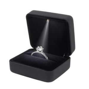 engagement ring in glove box
